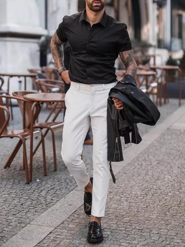Men's Half Sleeves Shirts; Styling Guide & Outfit Ideas. TIPTOPGENTS