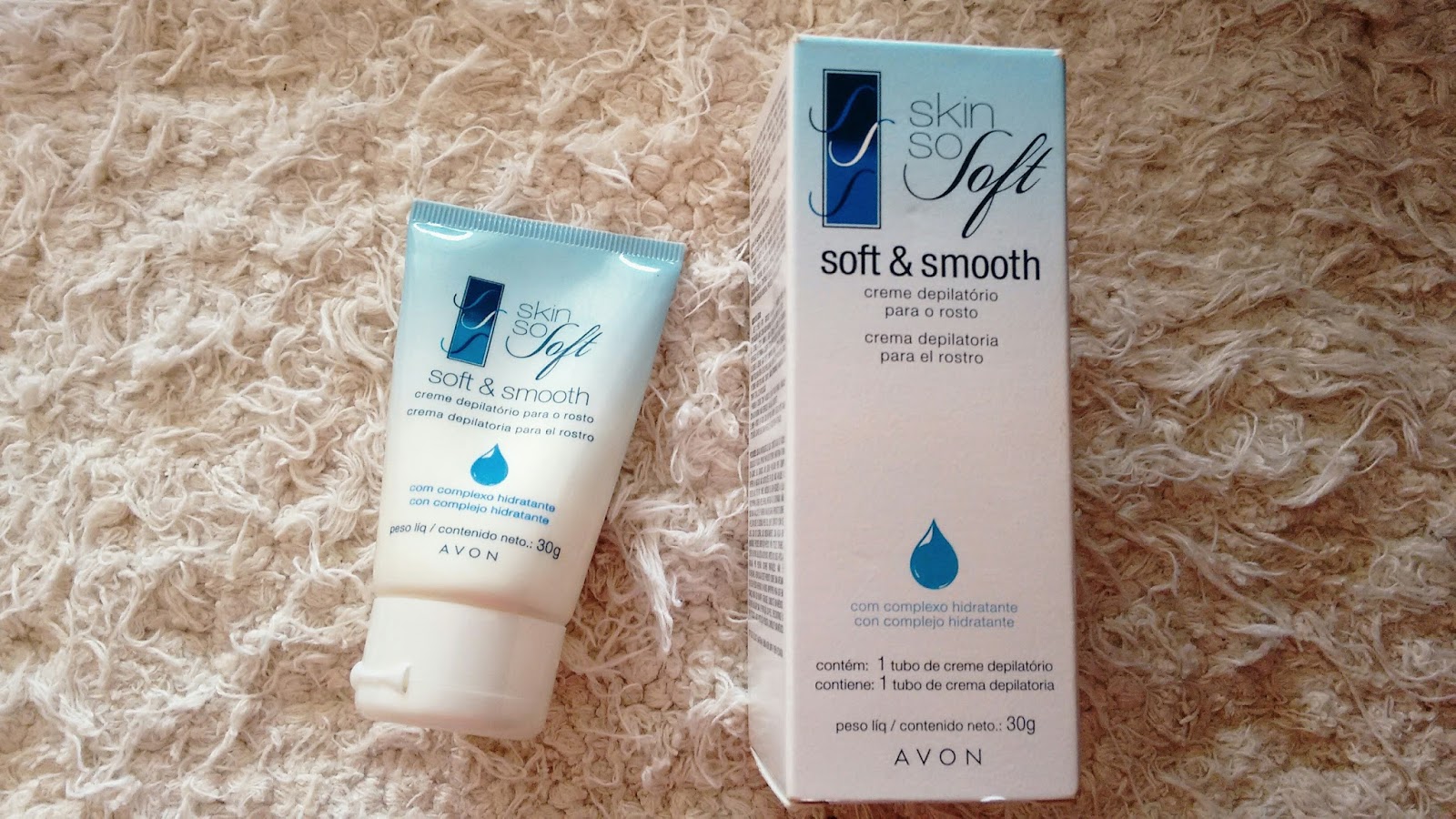 oxente moça: Creme depilatório para o rosto soft & smooth da avon