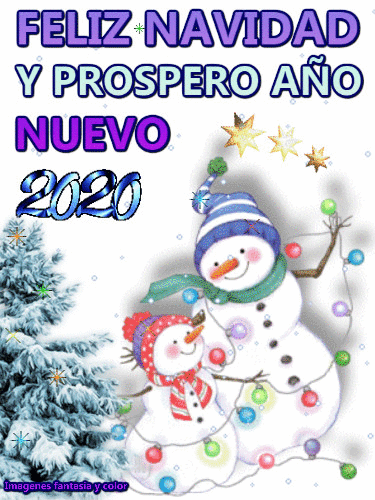Imagenes, fantasia y color: Feliz Navidad y Prospero Año Nuevo 2020