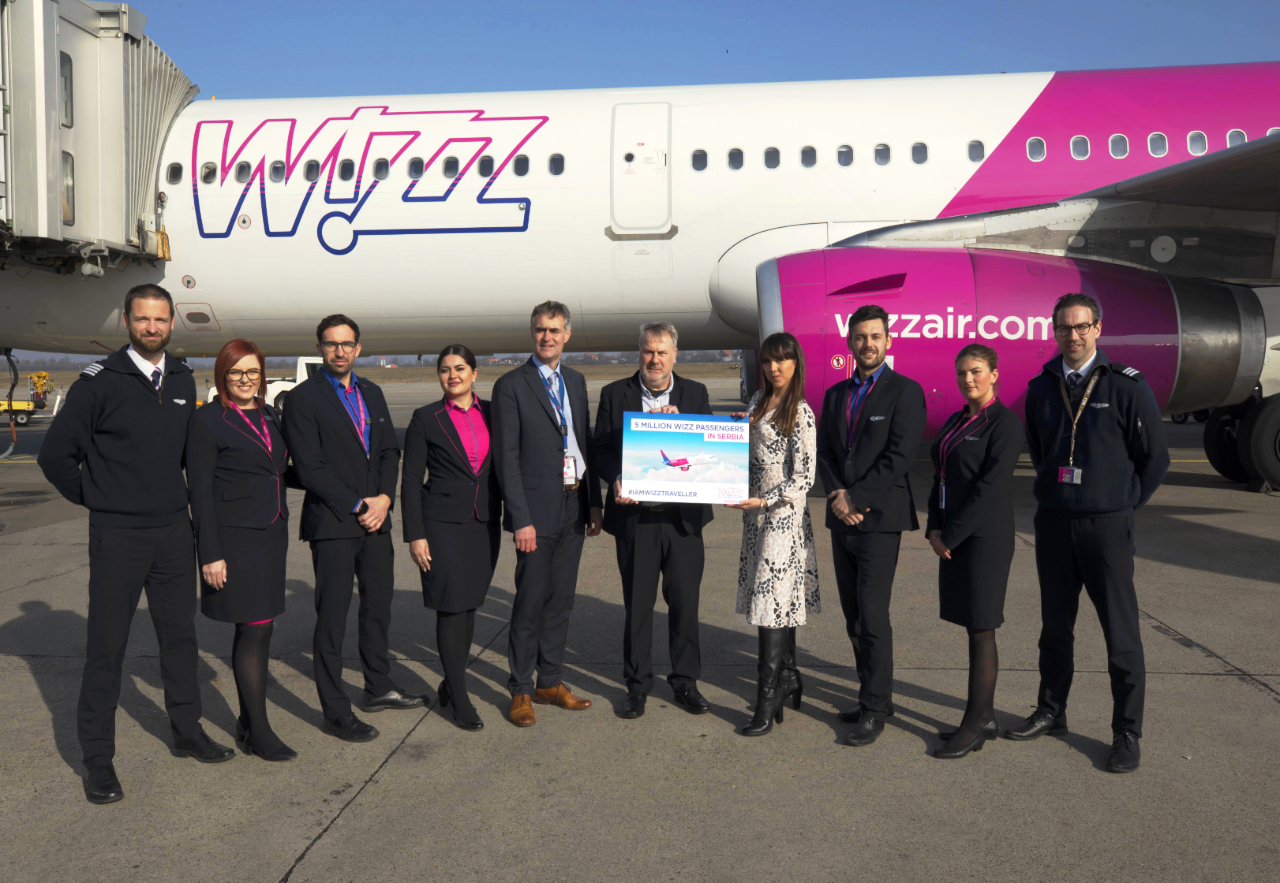 Wizz Air Marks Milestone In Serbia