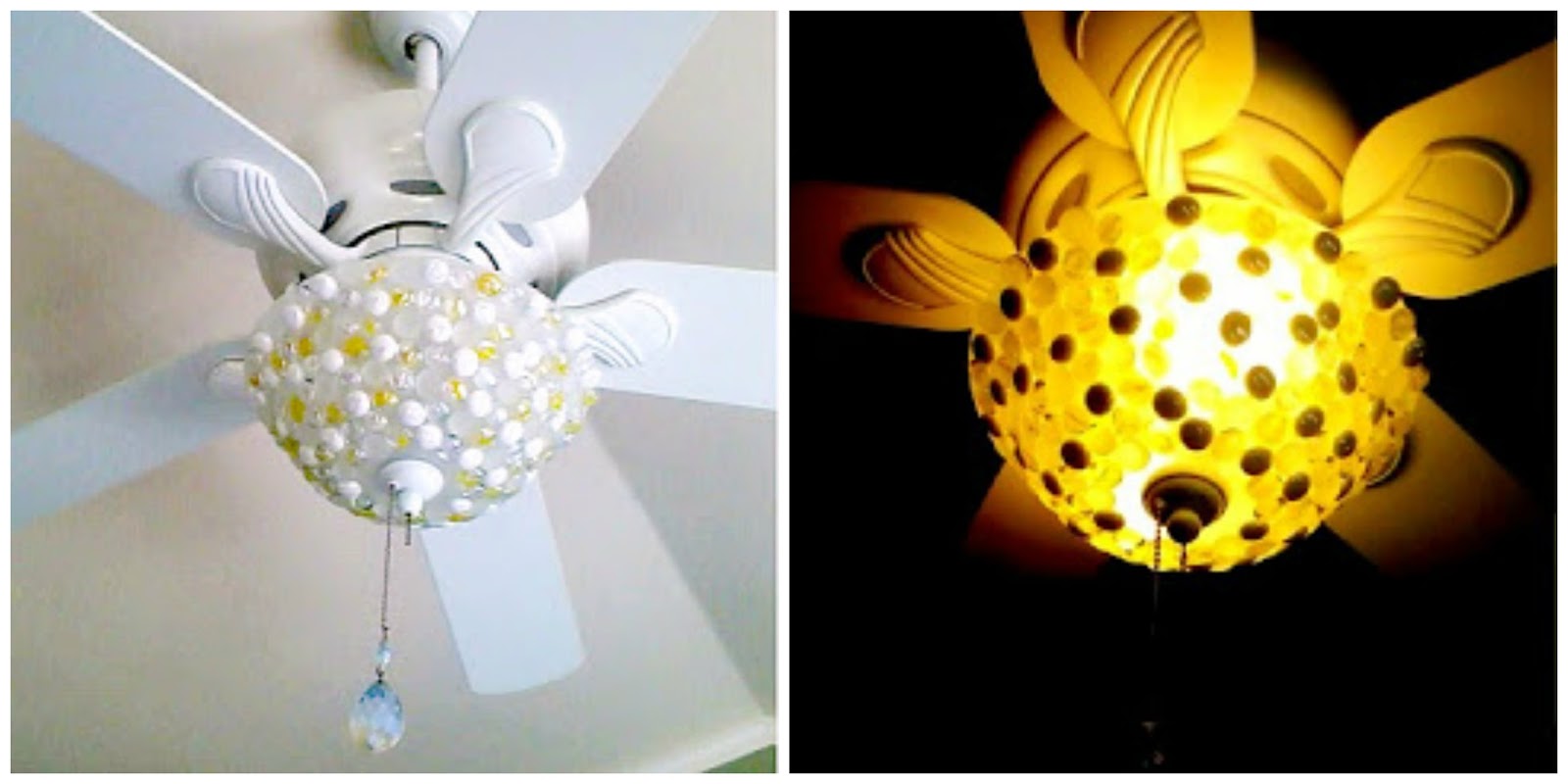 Heart & Thrift Fan Globe Revamp DIY