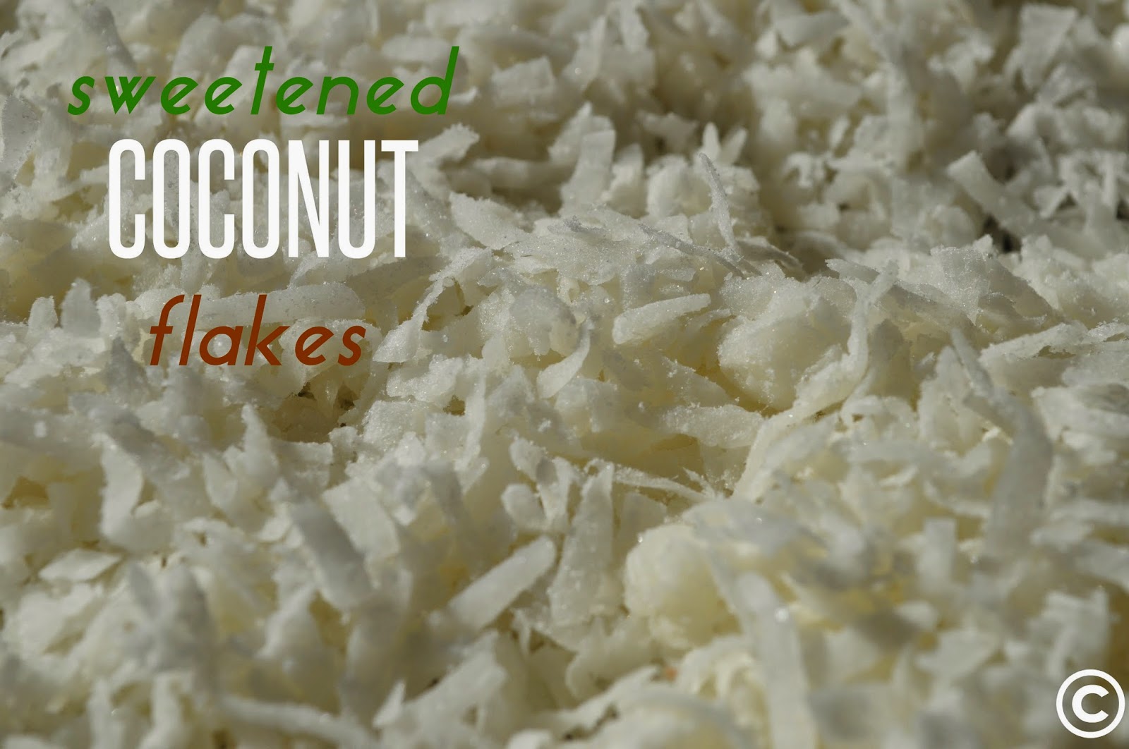 sweetened coconut flakes better than store bought Chow Creations