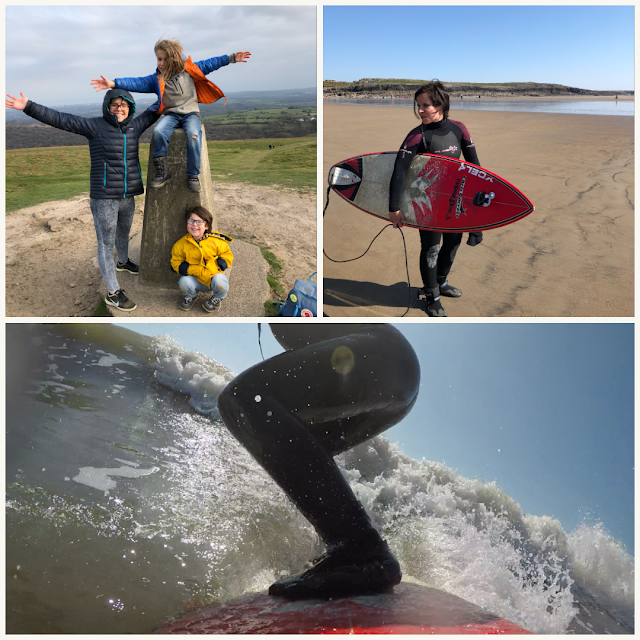 Surfing porthcawl