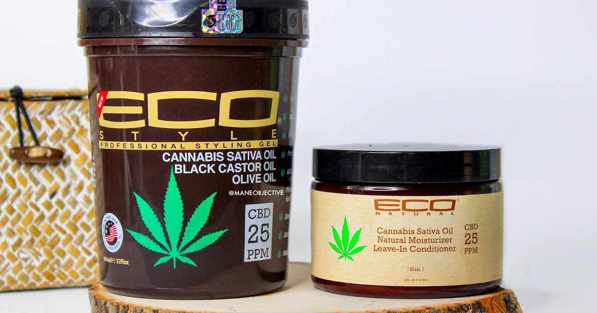 Review Eco Styler's NEW Cannabis Sativa Oil CBD Gel and LeaveIn