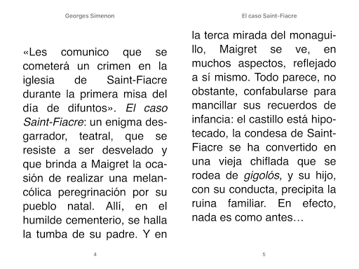 Acerca de Libros y Cuadros EL CASO SAINT FIACRE. Simenon