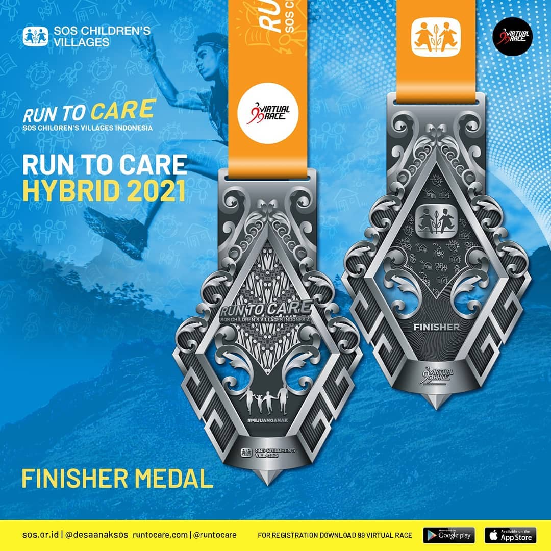 Medali 🔍 Virtual Race #RunToCare Hybrid • 2021 Medali 🏅 Virtual Race #RunToCare Hybrid • 2021