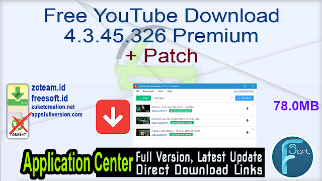 Free YouTube Download 4.3.45.326 Premium + Patch