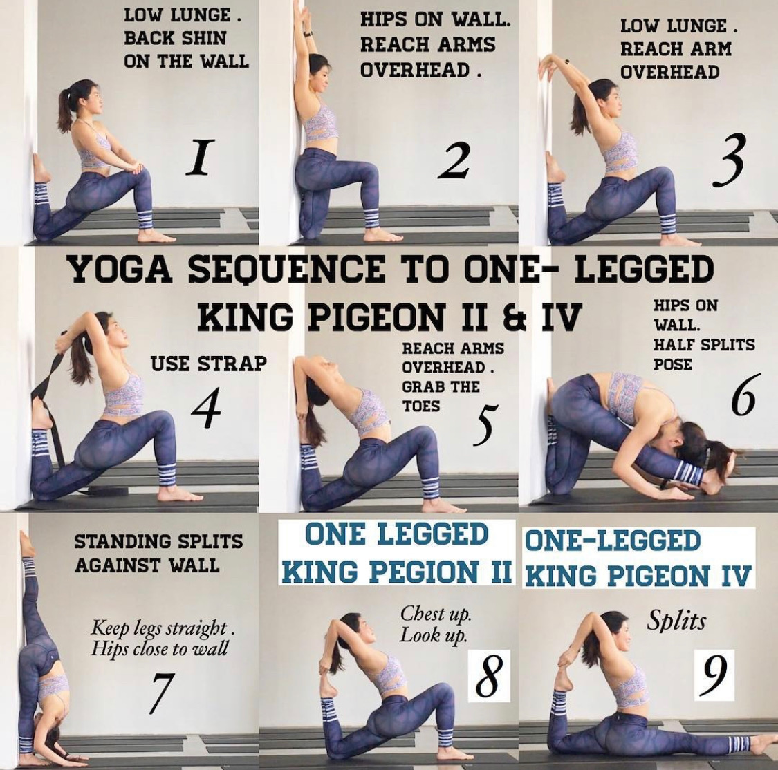 Yoga Sequence For King Pigeon Yoga Sequence For King Pigeon