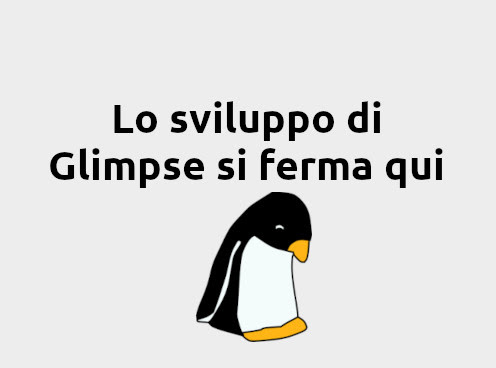 Lo sviluppo di Glimpse, il fork (inutile) di GIMP è in pausa e non si sa se tornerà attivo