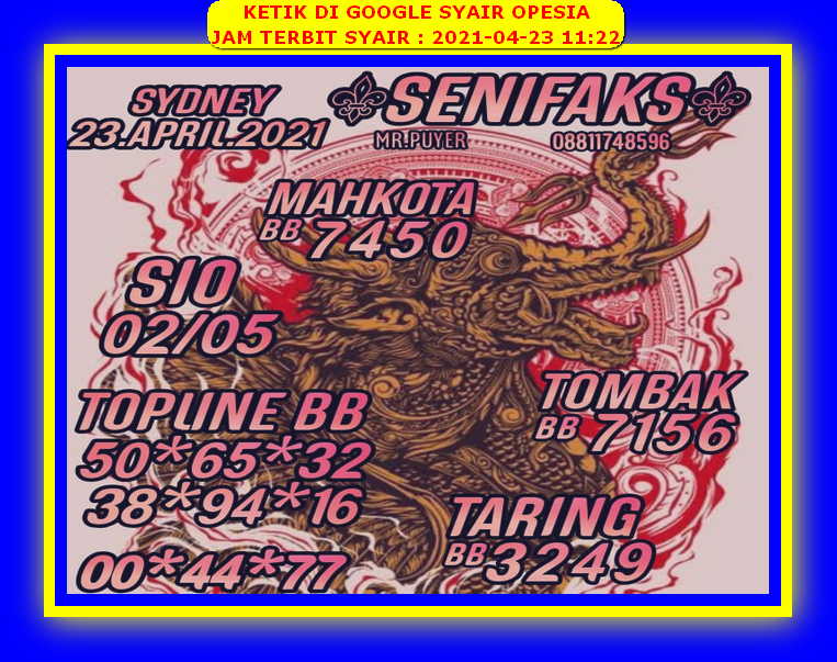 gambar togel sydney