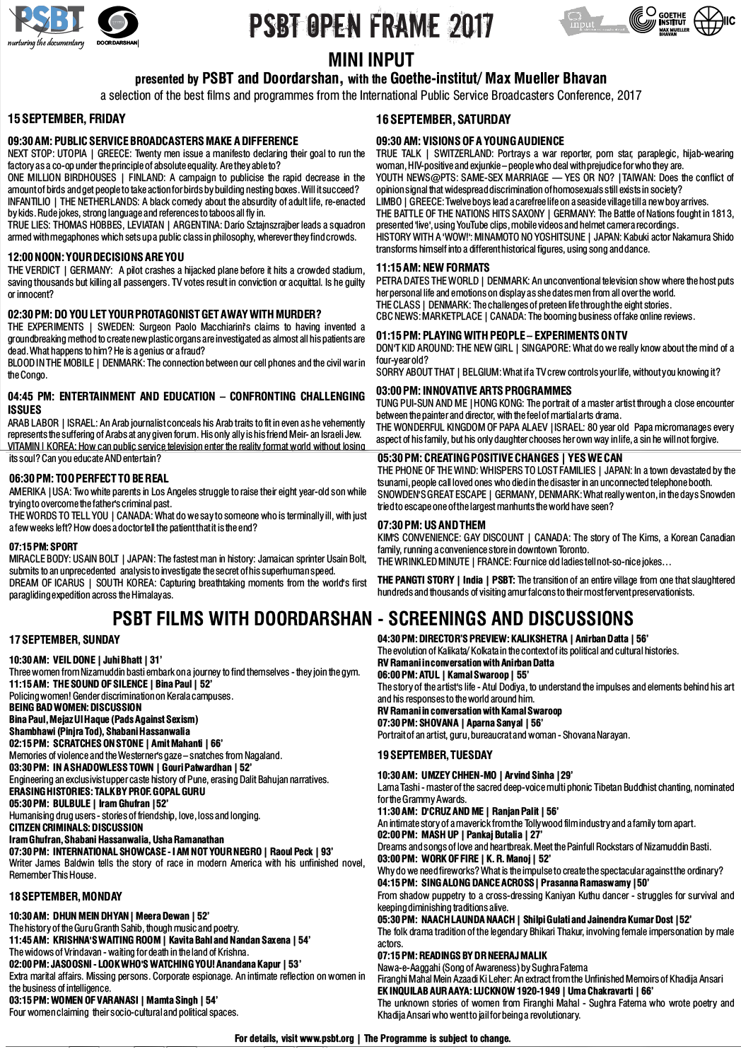 film festivals psbt open frame 2017 keepaskingthequestions open form film