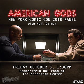 NYCC 2018 American Gods Panel with Neil Gaiman