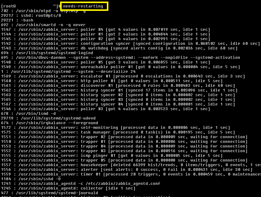 Linux ¿Cuando es necesario reiniciar? SYSADMIT
