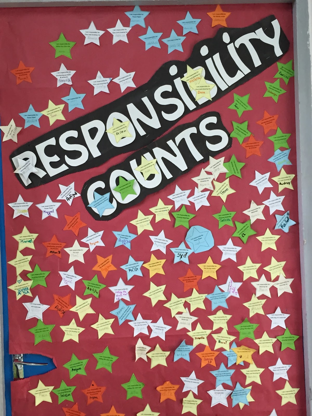 Responsibility Bulletin Board Bulletin Boards Classro vrogue.co