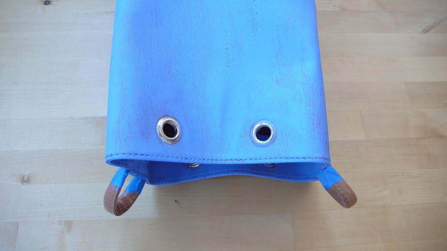 Renueva un bolso de cuero con chalk paint