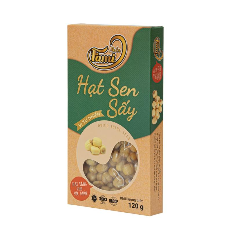 Hạt Sen Sấy Faminuts Hộp Giấy 120g