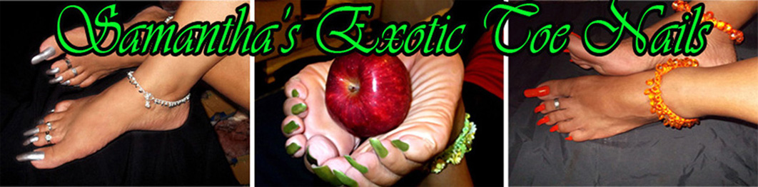 Samantha's Exotic Toe Nails