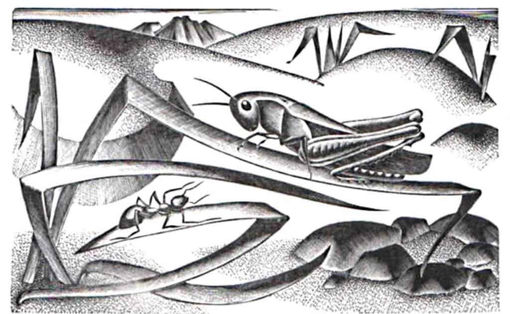 Die Ameise und die Grille Aesop Fabel AVENTIN Blog