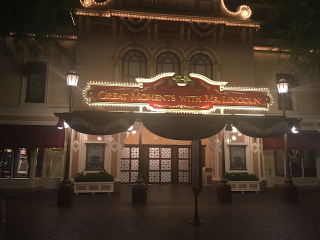 Great Moments With Mr. Lincoln Ride Building Main Street USA Disneyland