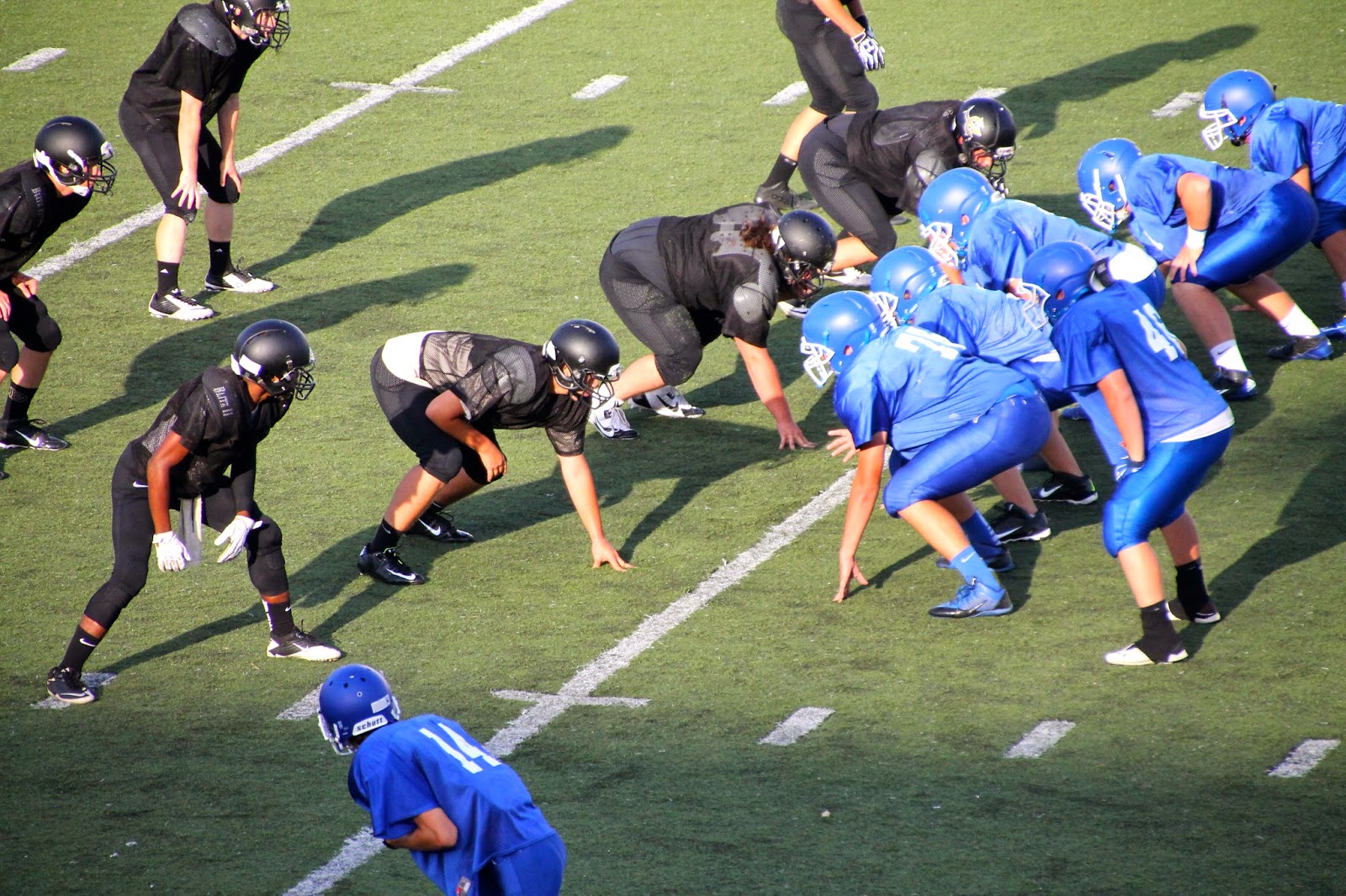Golden Demon Football: Scrimmage at NSU v. Tahlequah High and Miami