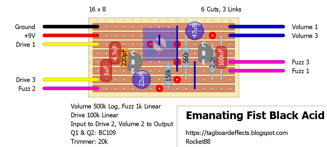 Trouble With Emanating Fist Black Acid Sounds Muted Pots Acting Weird