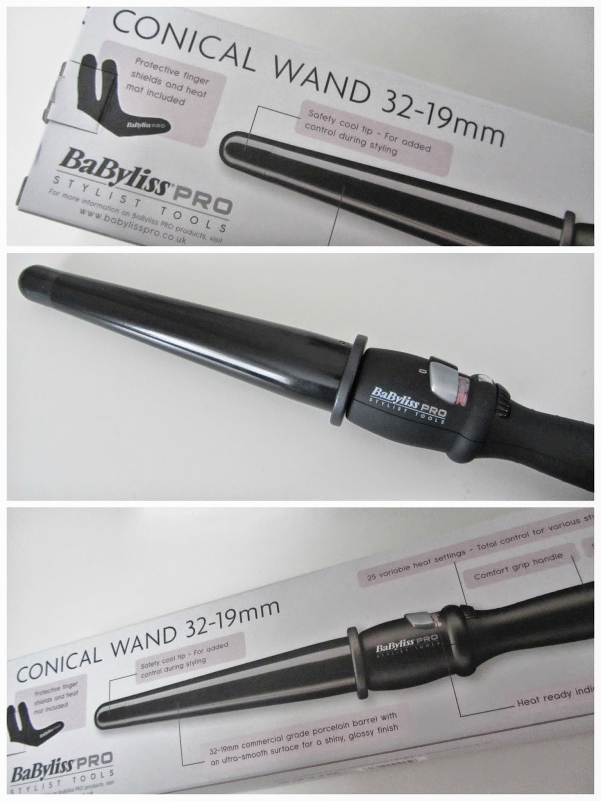 Blossom Beauty Babyliss Pro Conical Wand Review + Pictures