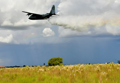2 C-130 Hérculesda FAB atuarão em Mato Grosso do Sul como Bombeiros