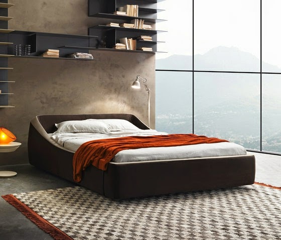 Double bed / contemporary / wooden - MODERN Double bed / contemporary / wooden - MODERN