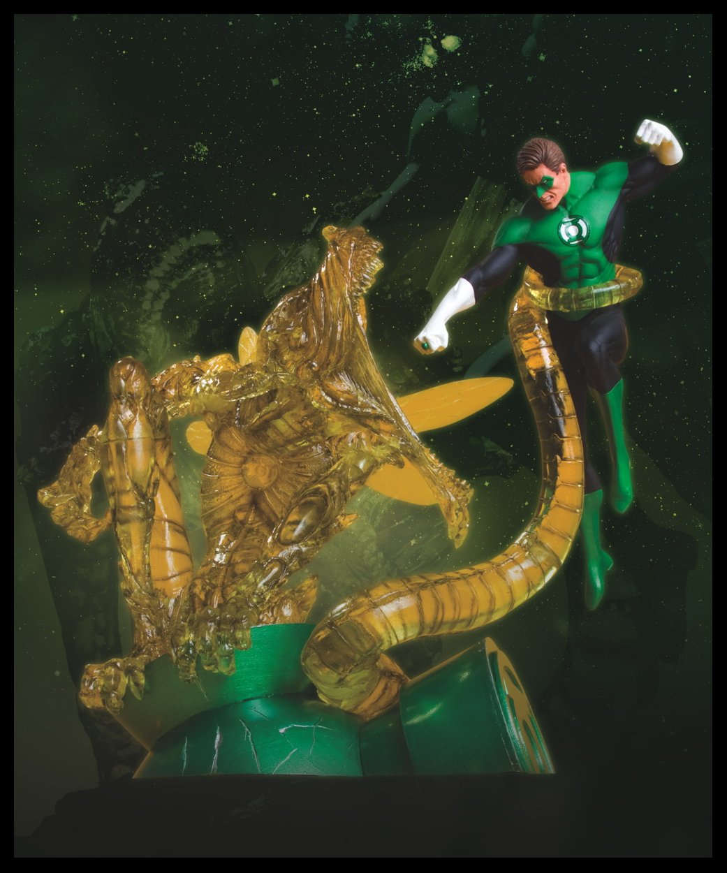 JIMSMASH ! ! ! HAL JORDAN VS PARALLAX STATUE