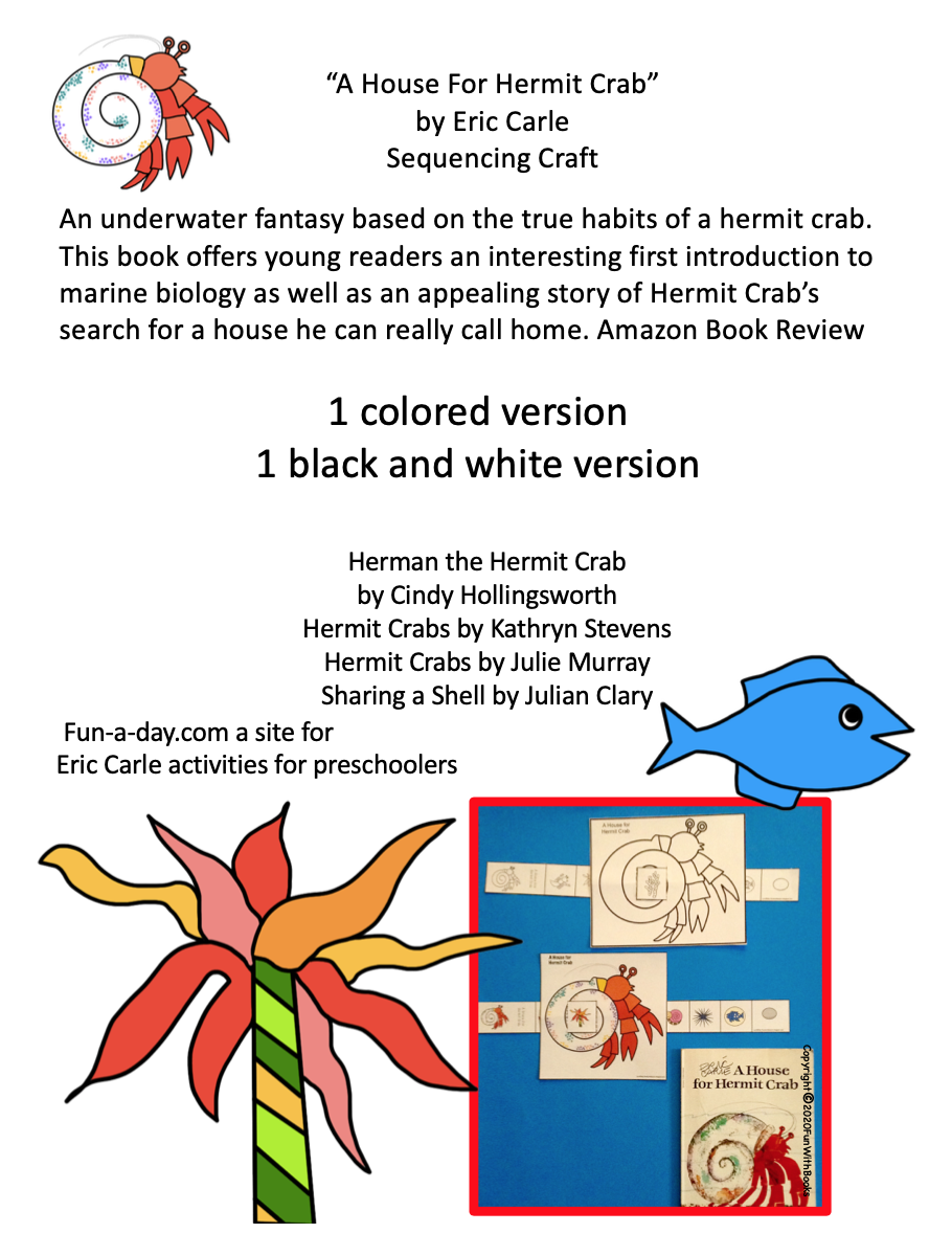 A HOUSE FOR HERMIT CRAB SEQUENCING Book Units by Lynn