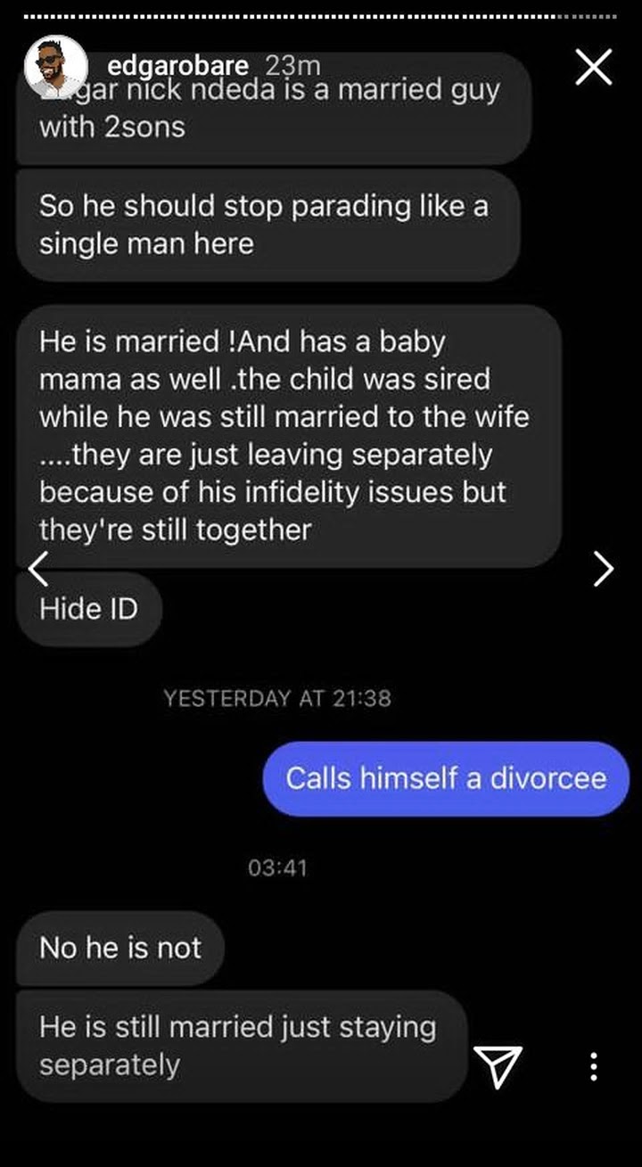 Blogger Edgar Obare Exposes Betty Kyallo's Boyfriend, Nick Ndeda. Blogger Edgar Obare Exposes Betty Kyallo's Boyfriend, Nick Ndeda.