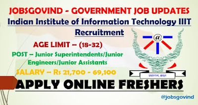 IIIT Recruitment 2021