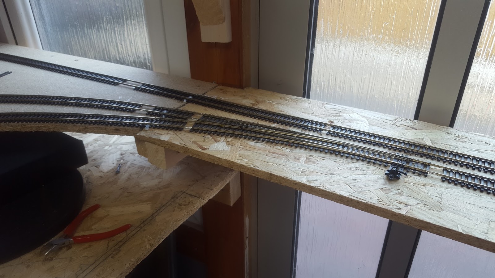 Lewis Lake Model Railroad First Lift out Section
