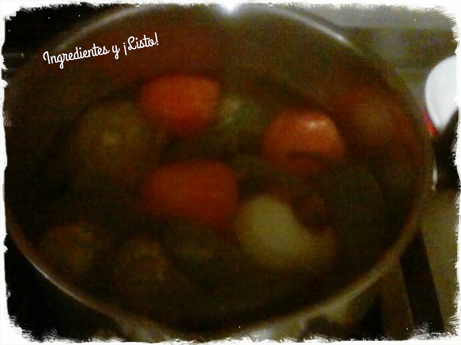 Ingredientes y ¡Listo! Chicharrones en Salsa Verde