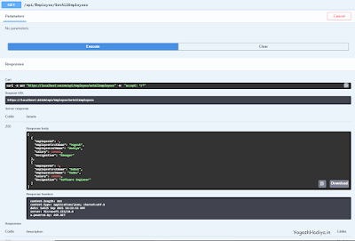 Create Asp.Net Core Web API with Entity Framework Core Code First Approach - YogeshHadiya.in