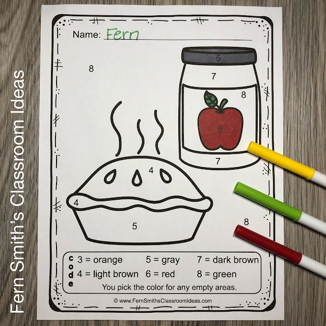 You will love the no prep, print and go ease of these Fall Color By Code Kindergarten Know Your Numbers and Know Your Colors Printables. This FALL APPLE FUN Color By Code Kindergarten Know Your Numbers and Know Your Colors includes ten pages for introducing or reviewing numbers and colors. Learning colors is an essential skill to master in Kindergarten. Learning numbers is an essential skill to master in Kindergarten. Students need to know how to write their numbers from 0 to 20. Each NUMBER page in this Fall Color By Code Bundle resource reinforces those skills with gradual difficulty by have nothing but numbers on each page, see below to see the exact numbers that are on each page. Your students will adore these TEN FALL FUN Color By Code Kindergarten Know Your Numbers and Know Your Colors printables while learning and reviewing important COLOR & NUMBER skills at the same time! With the TEN Answer Keys also included, this helps you quickly and efficiently check your students work in a very short amount of time.