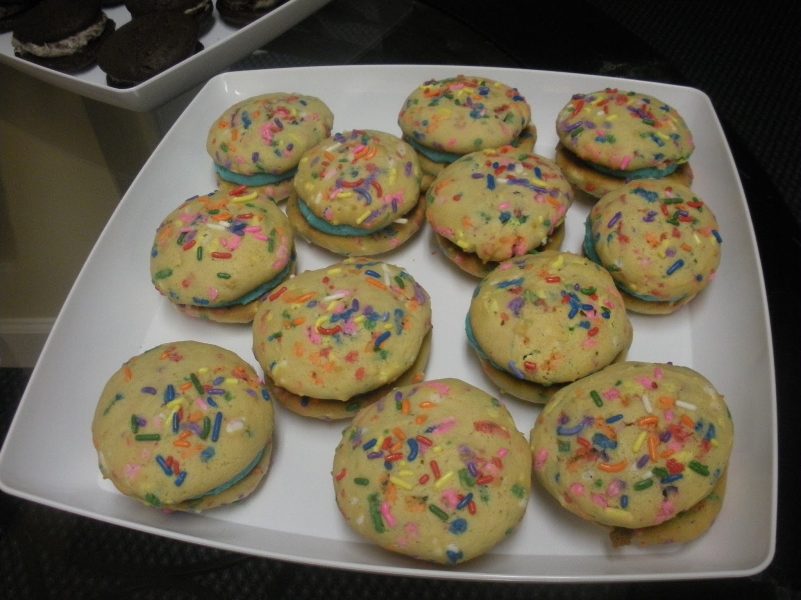 Domestic 360 Birthday Cake Whoopie Pies (a Funfetti knockoff recipe)