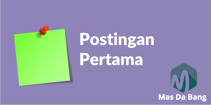 Cara Posting Article Pertama di Blog