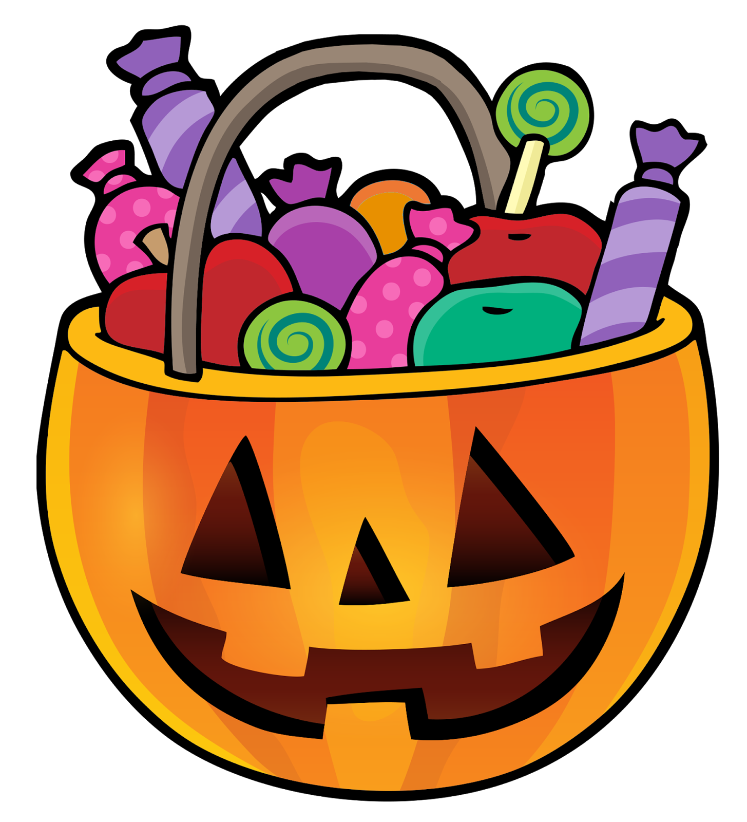 Cosas en PNG Calabaza con dulces