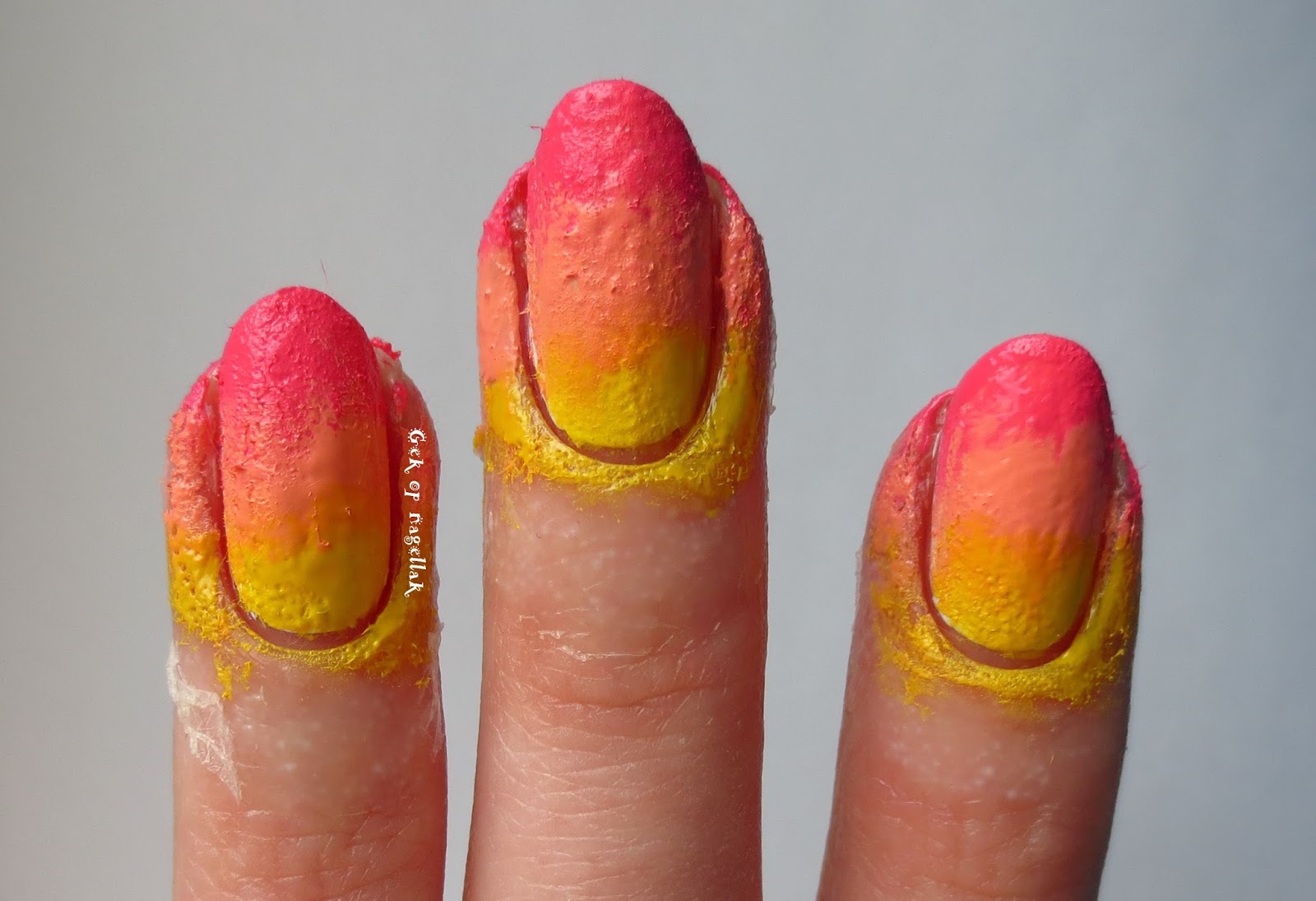 Gek Nagellak: Zonsondergang nail art