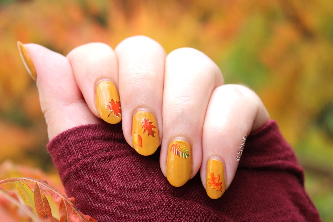 Olive and Mustard Nail Art Inspiration - wide 3