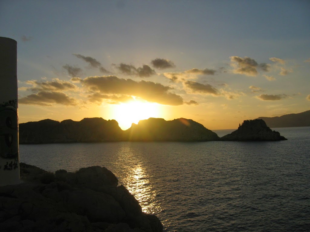îles Malgrats, crépuscule
