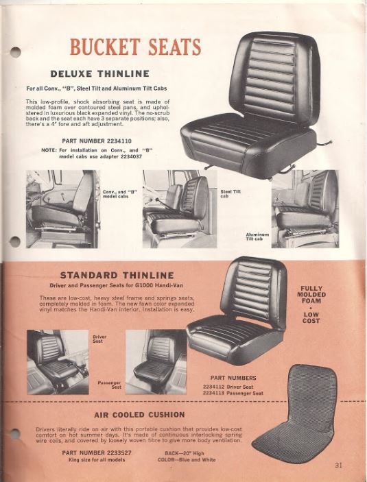 Just A Car Guy the truck big platform bucket seat armrest goes back a