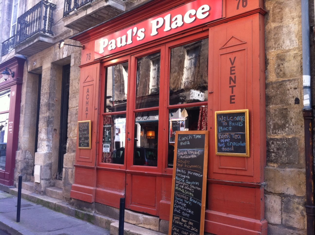 Les Nouveaux Bordelais Paul's Place