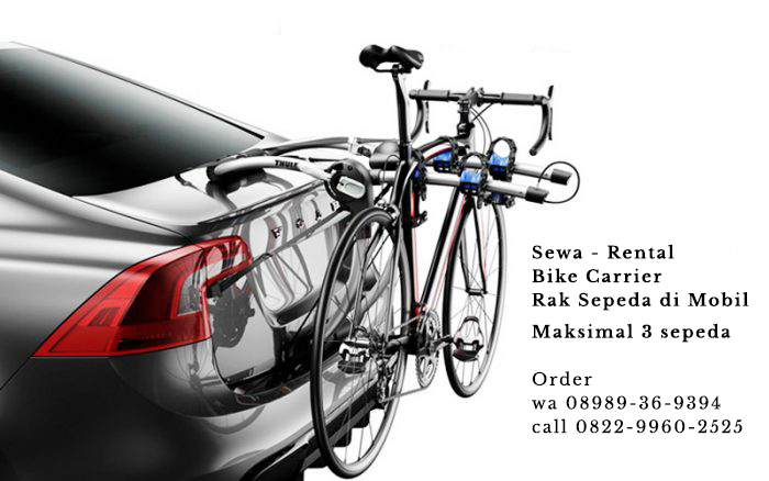 Sewa Bike Carrier Rak  Sepeda  untuk  di Mobil Untuk  Max 