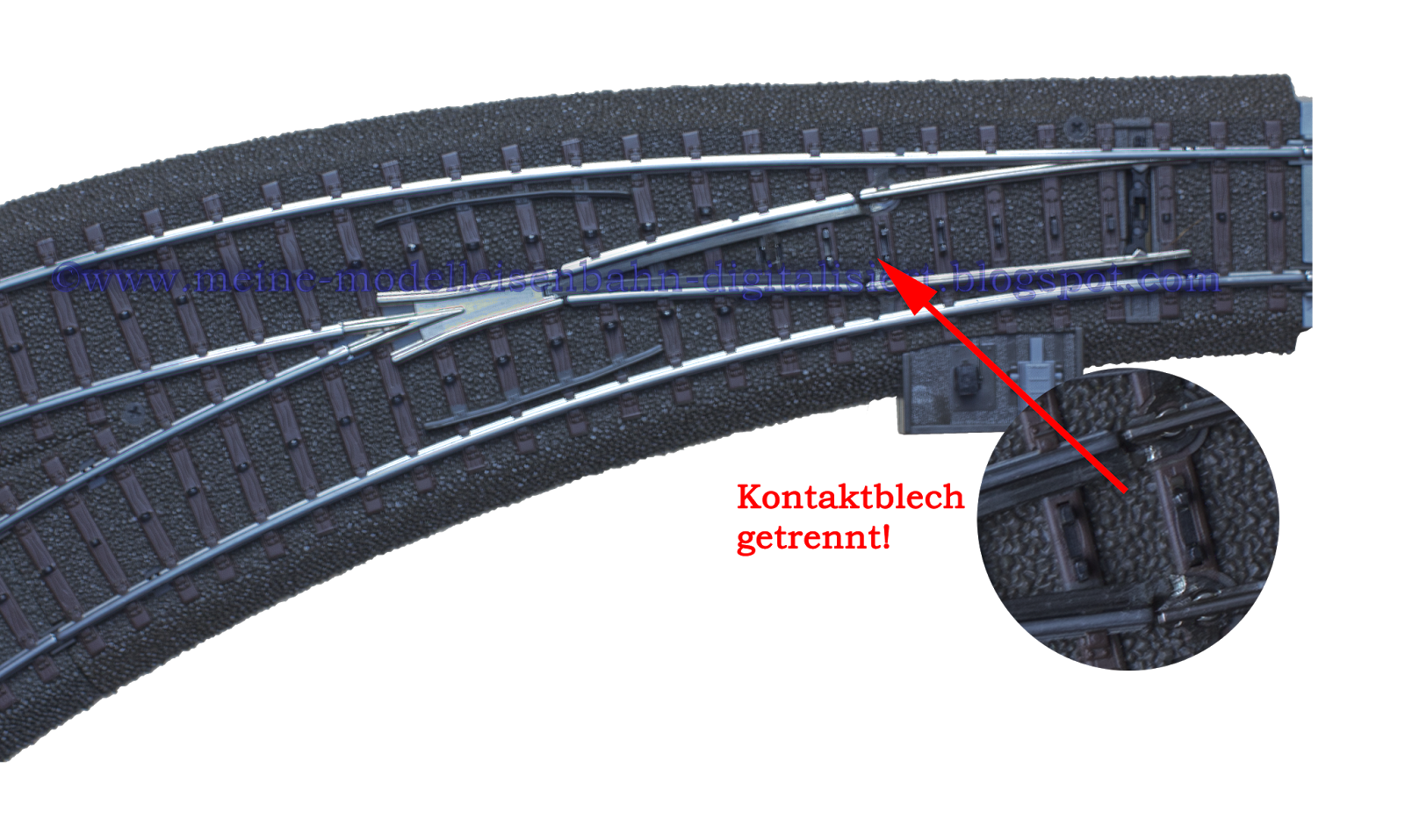 Meine Modelleisenbahn digitalisiert: Märklin C-Gleis - Rückmeldung an ...