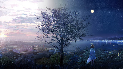 Beautifu Day Night Anime Full HD Wallpaper Beautiful Day Anime Full HD Wallpaper
