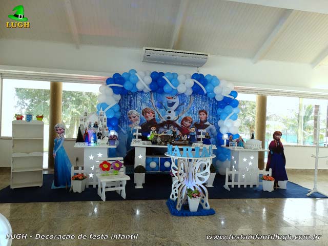 Festa infantil, decoração de festa de aniversário tema da Frozen - Decoração provençal luxo - Barra - RJ