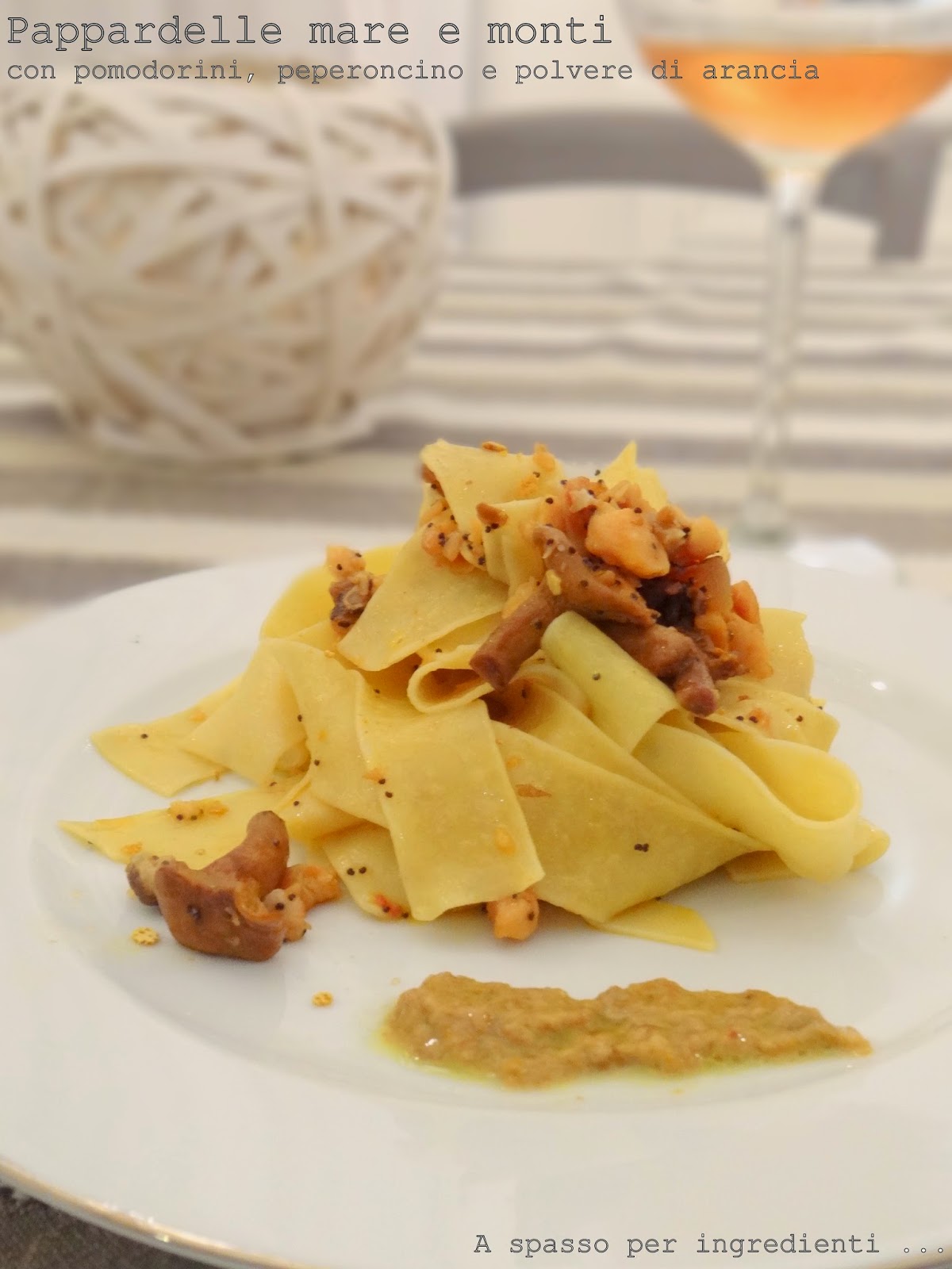 pappardelle mare e monti e una riflessione