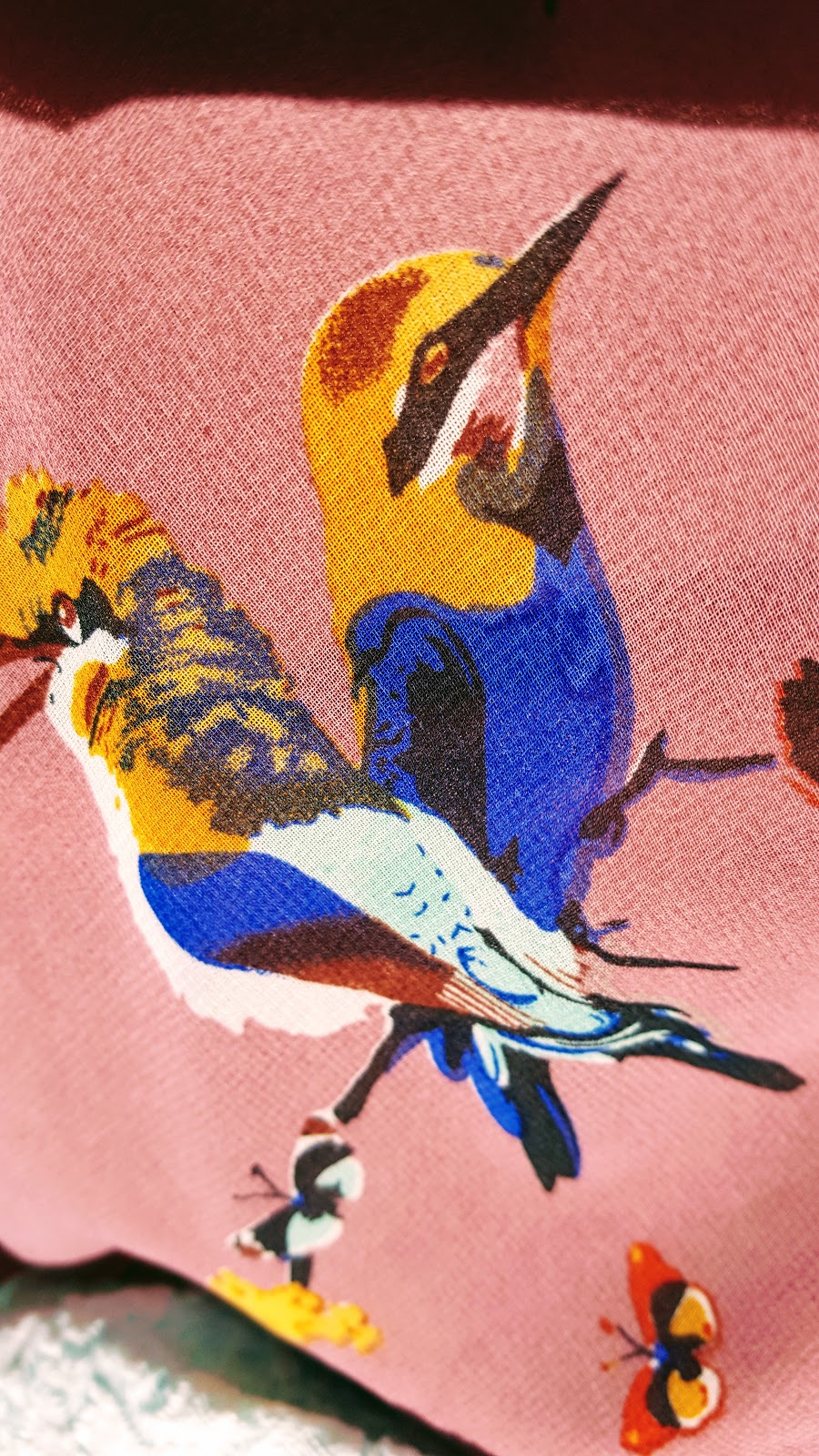 Bird print dress